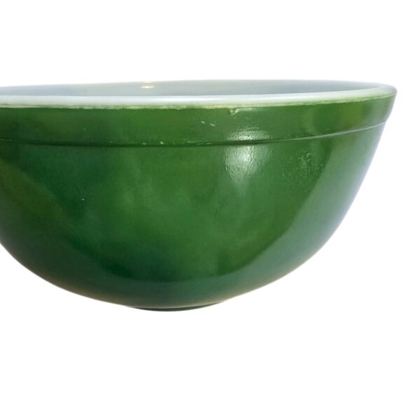 Vintage Pyrex Primary Colours Blue Green Yellow Nesting Mixing Bowls Set of 3 - Picture 10 of 16